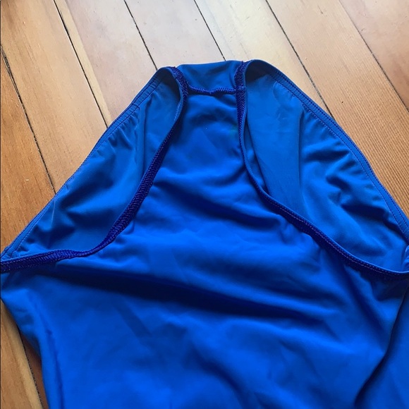 Royal Blue Sequinned Dance Performance Dress - Picture 11 of 11